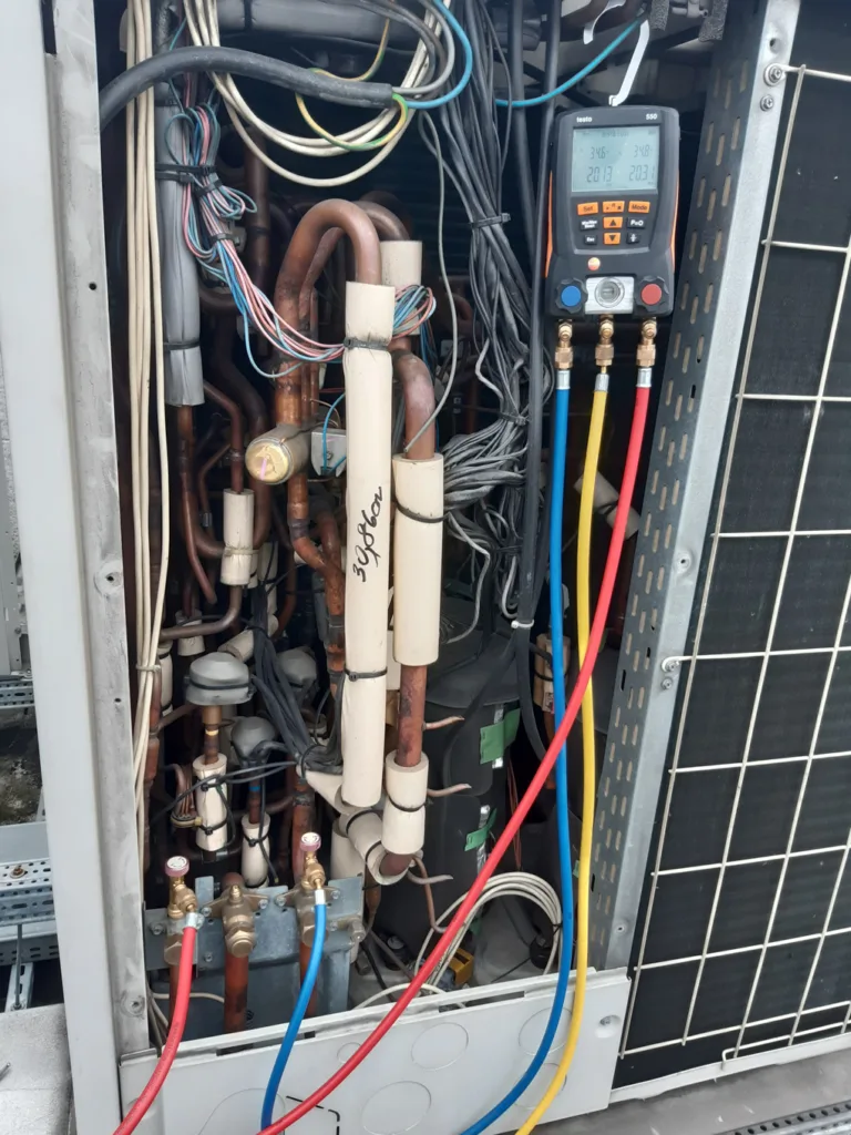 Próba szczelności VRV